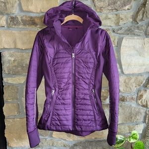 Lululemon First Mile Jacket 4 Glyde Softshell Darkest Magenta